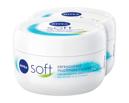 Nivea Soft Feuchtigkeitscreme 2 x 300 ml