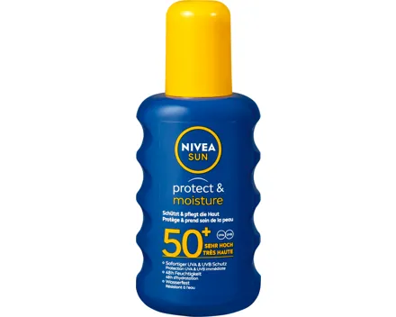 Nivea Sun pflegendes Sonnenspray Protect & Moisture LSF 50+