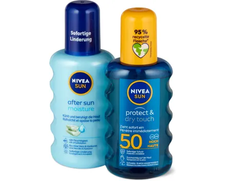 Nivea Sun-Protect & Dry Touch LSF 50 mit -After Sun Moisture Spray