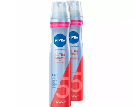 Nivea Ultra Strong Styling Spray 2 x 250 ml