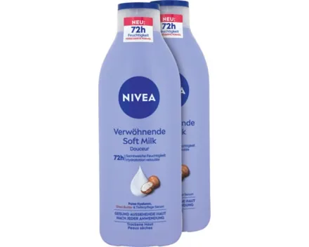 Nivea Verwöhnende Soft Milch 2 x 400 ml