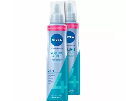 Nivea Volumen Pflege Styling Mousse 2 x 150 ml