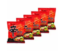 Nongshim Nudelsuppe Shin Ramyun 5x 120g