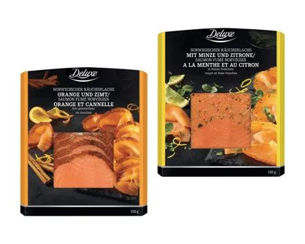 Norwegischer Räucherlachs