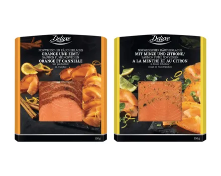 Norwegischer Räucherlachs