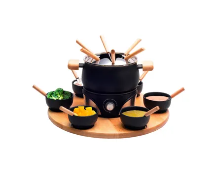 Nouvel Fleischfondue Elektro Set Mia