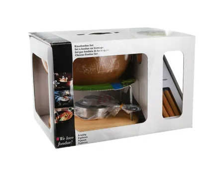 Nouvel Fondue-Set Wander Seppli 9-teilig