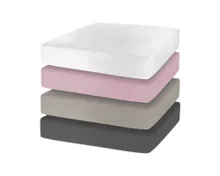 NOVITESSE Jersey Boxspringbett Spannleintuch, Doppelpackung