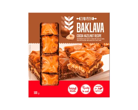 Nu Bake Baklava Kakao-Haselnuss