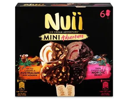 Nuii Mini Salted Caramel & Nordic Berry 6x55ml
