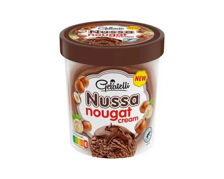 Nussa nougat Eisbecher