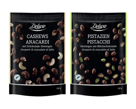 Nüsse mit Milchschokolade