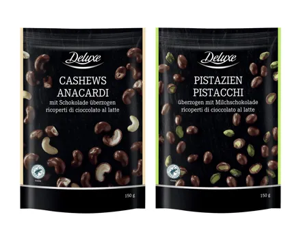 Nüsse mit Milchschokolade