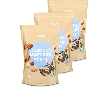 Nussmischung Fairtrade 3x200g