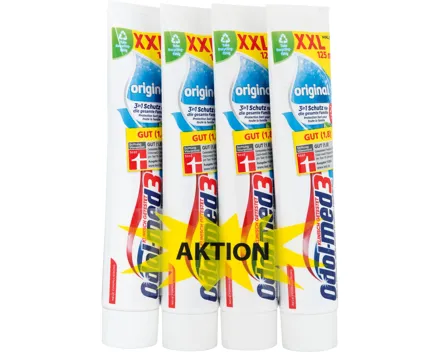 Odol-med3 Zahnpasta Original 4 x 125 ml
