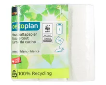 Oecoplan Haushaltpapier weiss, 6 Rollen 3-lagig