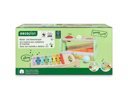 Oecoplan Musik- & Hammerspiel 6-teilig 2+ Jahre