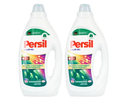 Oecoplan Persil Flüssig-Waschmittel Color Gel 25 Waschgänge 2x 1.25l