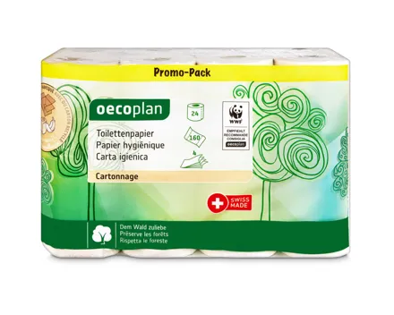 Oecoplan Toilettenpapier Cartonnage, Fsc® Recycled, 4-lagig, 24 Rollen