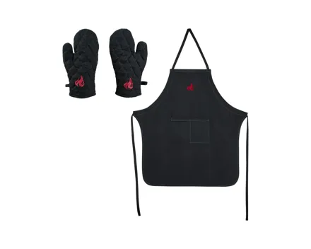 Ofenhandschuhe, 2er/Grillschürze