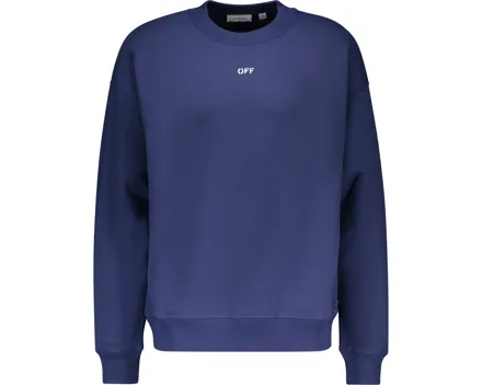 Off-White Unisex Sweatshirt Off Stamp XS, dunkelblau