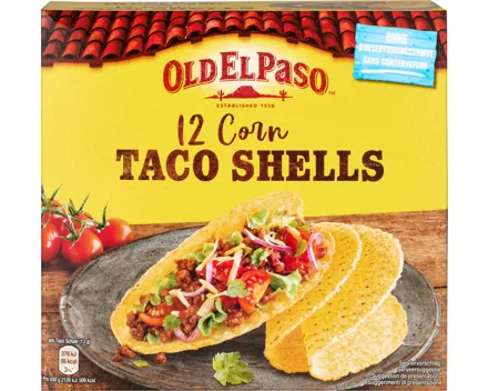 Old El Paso Taco Shells Mais-Schalen