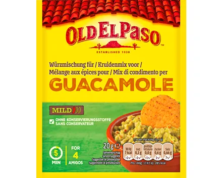 Old El Paso Würzmischung für Guacamole