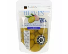 Oliven grün gefüllt Knoblauch