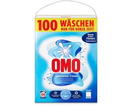 Omo Pulver Universal 100 Waschgänge