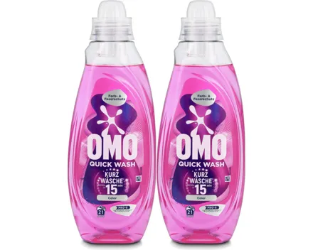 Omo Quick Wash Color 2x21 Waschgänge