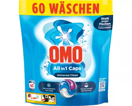 Omo Waschmittel All in 1 Caps Universal Clean