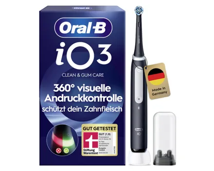 Oral-B iO Series 3 Elektrische Zahnbürste Matt Black