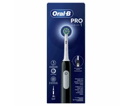 Oral-B Pro 1 Cross Action Elektrische Zahnbürste Black