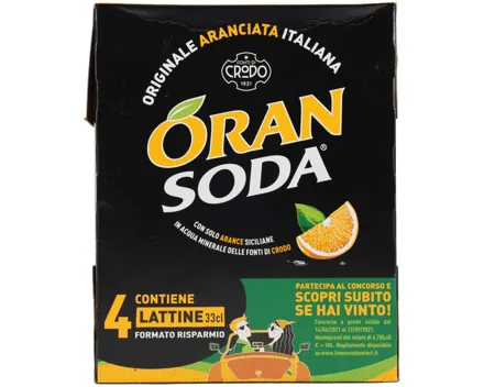 Oran Soda l'Aranciata 4x33cl