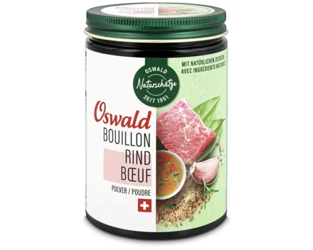 Oswald Naturschätze Rindsbouillon Pulver
