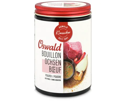 Oswald Ochsenbouillon Pulver fettfrei