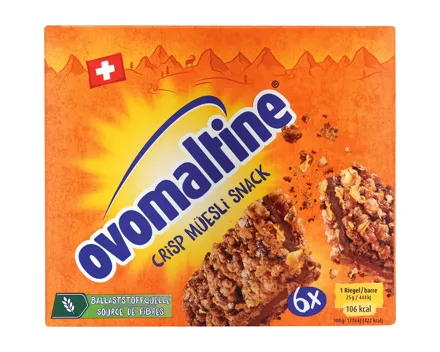 Ovo Crisp Müesli Snack 6 x 25 g