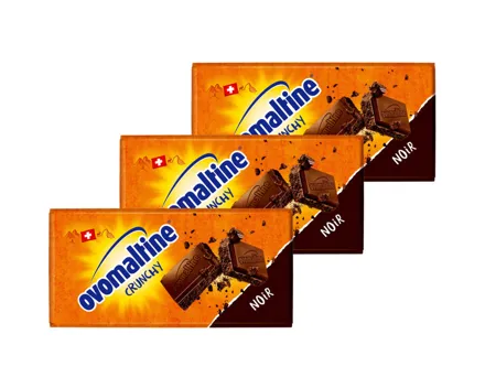 Ovo Schokolade noir 3x100g