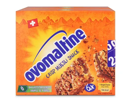Ovomaltine Riegel Crisp Müesli Snack 12x25g