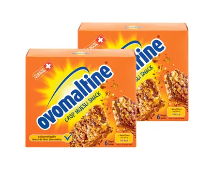Ovomaltine Riegel Crisp Müesli Snack 12x25g