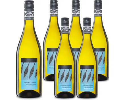 Paddle Creek Sauvignon Blanc Marlborough New Zealand 6x 75cl (2025) – Weisswein, Neuseeland (0.75l)