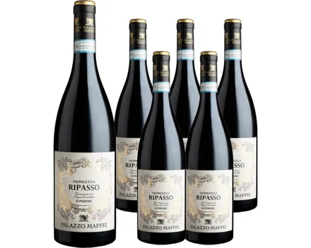 Palazzo Maffei Ripasso della Valpolicella Superiore DOC 6x 75cl (2022) – Rotwein, Italien (0.75l)