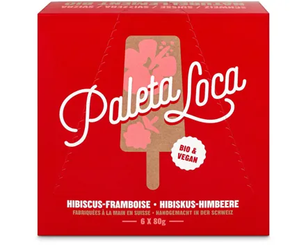 Paleta Glace Hibiskus & Himbeere Bio 6x80ml
