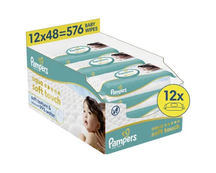 Pampers Aqua Soft touch 12x48 Stück
