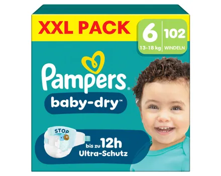 Pampers Baby Dry Gr.6 XXL Pack 102 Stück