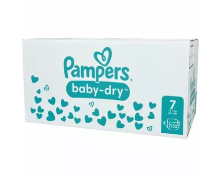 Pampers Baby-Dry Grösse 7 Monatsbox 132 Windeln