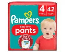 Pampers Baby-Dry Pants Grösse 4, 9-15kg, 42 Stück