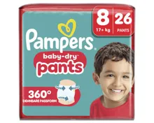 Pampers Baby Dry Pants Grösse 8 Extra Large 17+kg 26 Stück