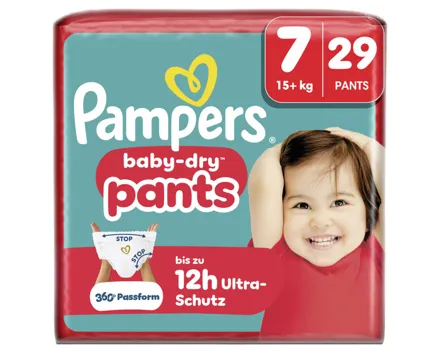 Pampers Baby Dry Pants Windeln Gr.7 Extra Large 15+kg 29 Stück