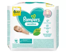 PAMPERS Feuchte Tücher Sensitive 6x52